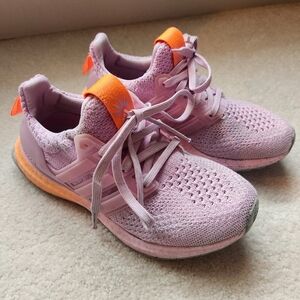Adidas Girls Ultra Boost shoes.